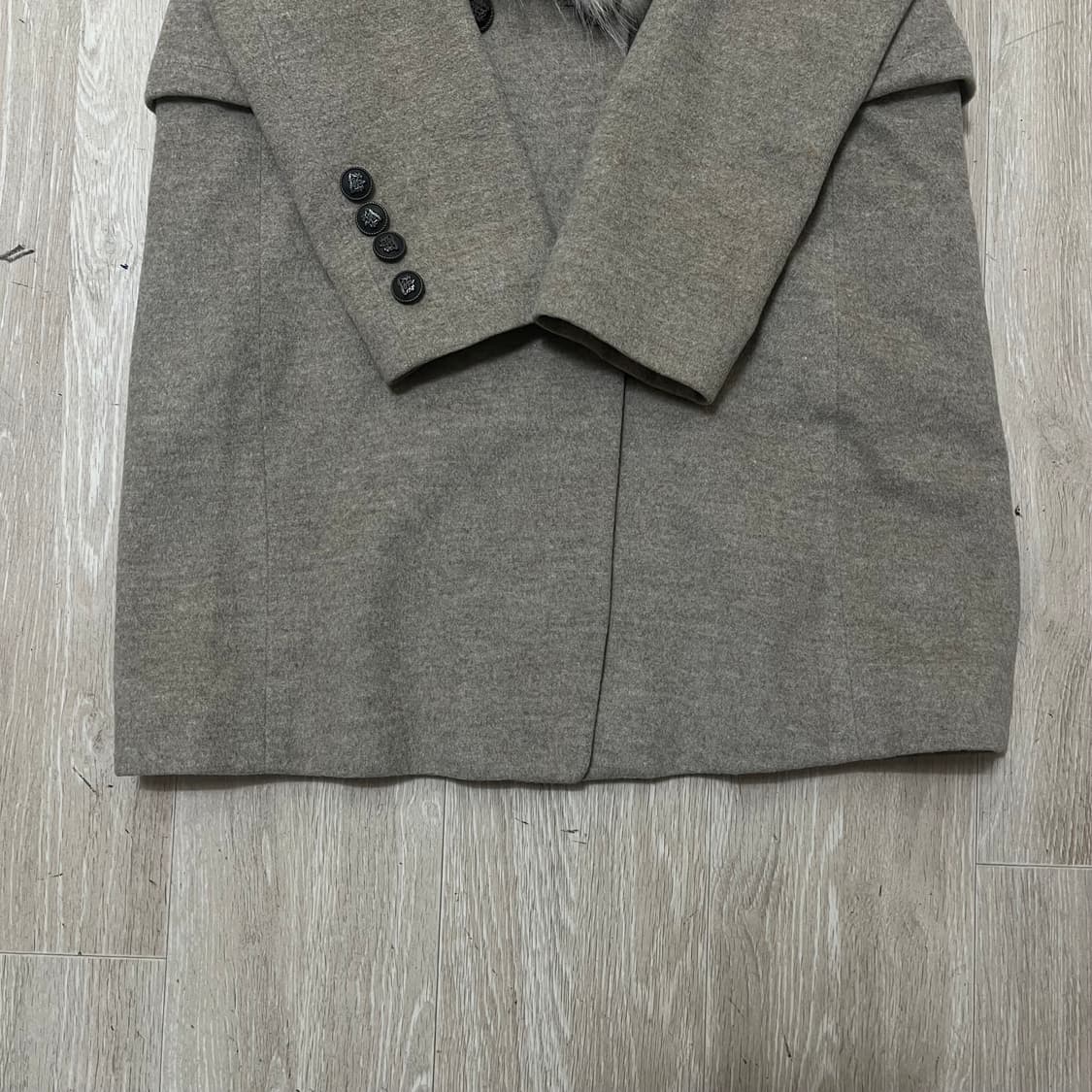 케네스린 여성 폭스퍼 코트 55-66 상품이미지5