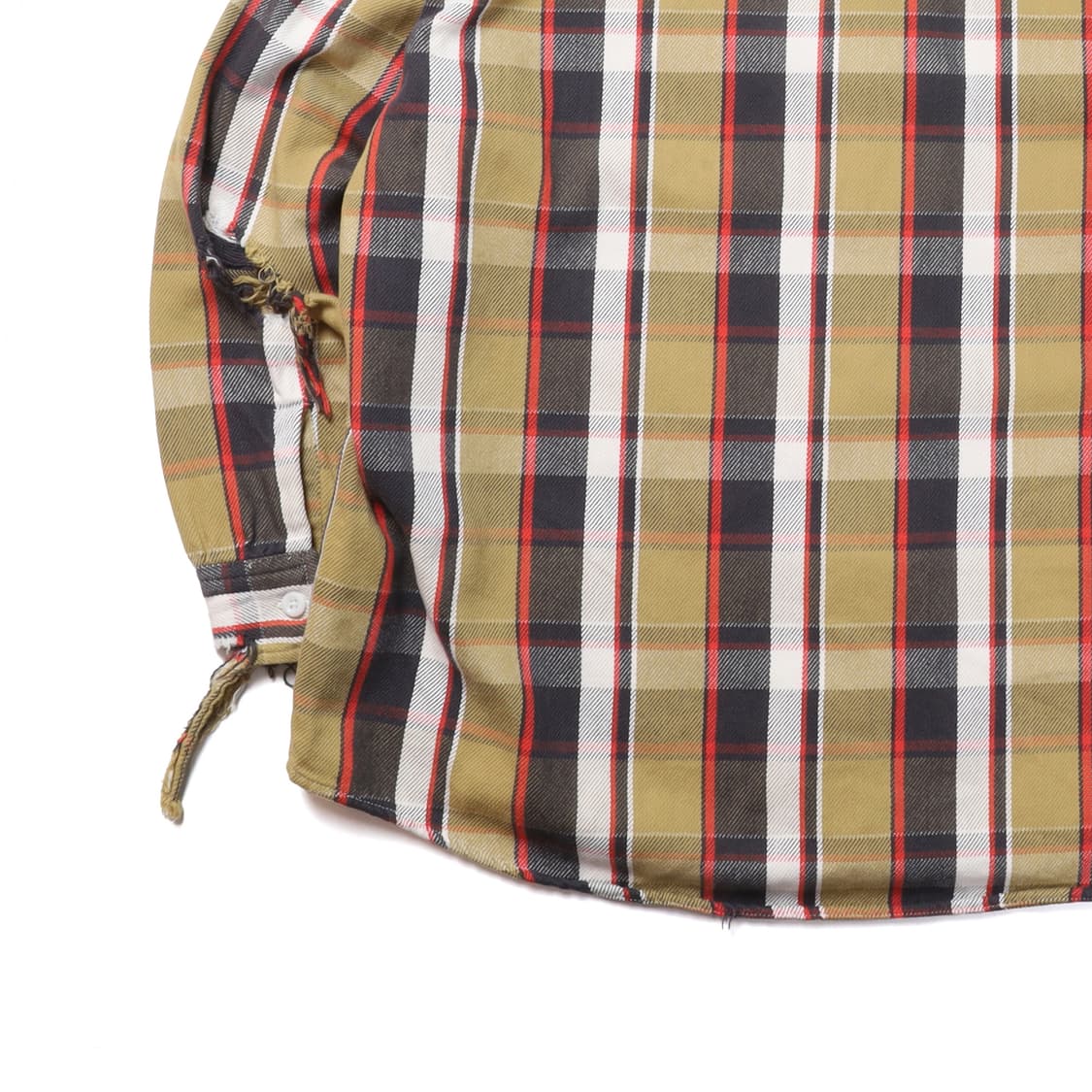 바우와우 BOWWOW Check Damage Shirt  상품이미지6