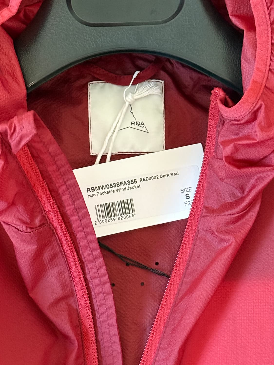 로아 roa 패커블 윈드자켓 S 상품이미지5