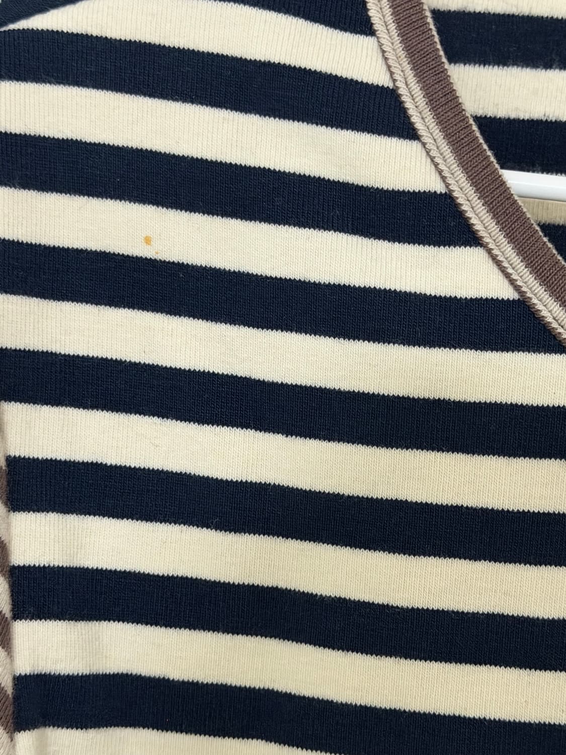 헤레틱 HERETIC BUTTON STRIPE CROSS T-SHIR 상품이미지4