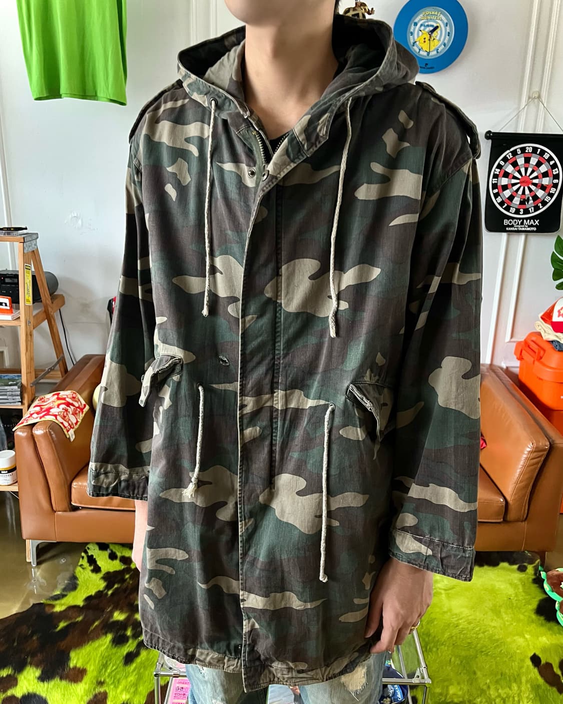 Jpn Vintage Camo Fishtail Hood Parka 상품이미지2