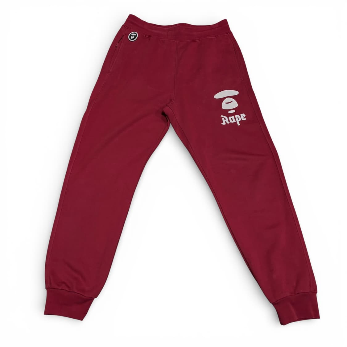 M 에이프 베이프 AAPE 레드 스웻 조거팬츠 상품이미지1