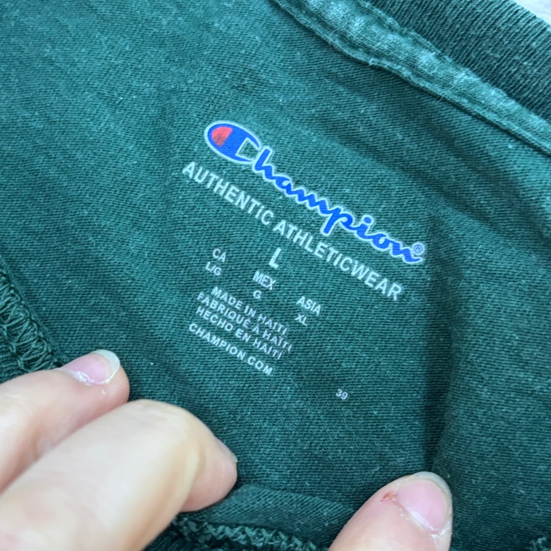 L 챔피온 남성 무지 반팔 티셔츠 0317E 상품이미지3