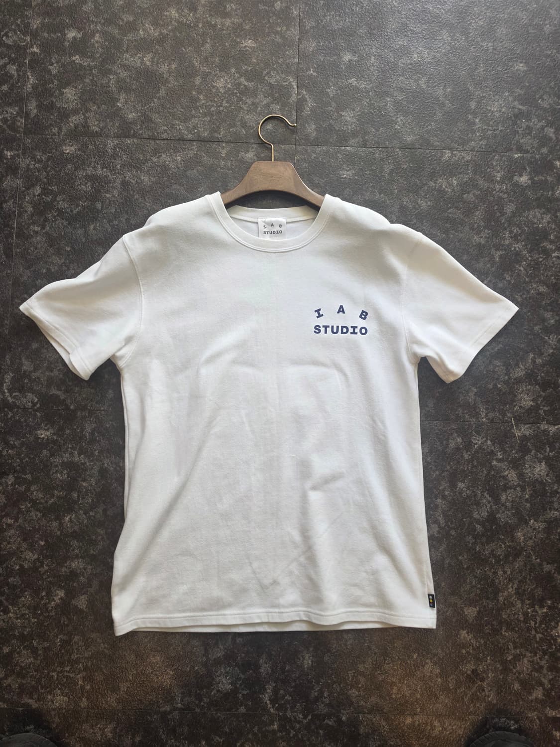 #아이앱스튜디오 티셔츠 화이트+파란글씨(M) 상품이미지1