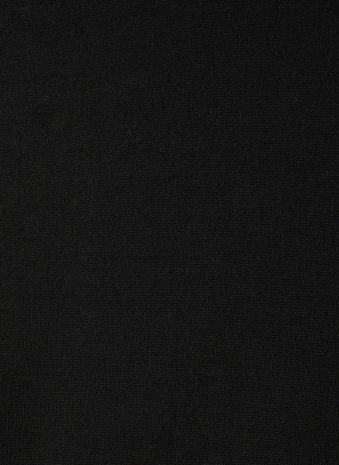 렉토 25FW 울 백로고 반팔 티셔츠 블랙 상품이미지5