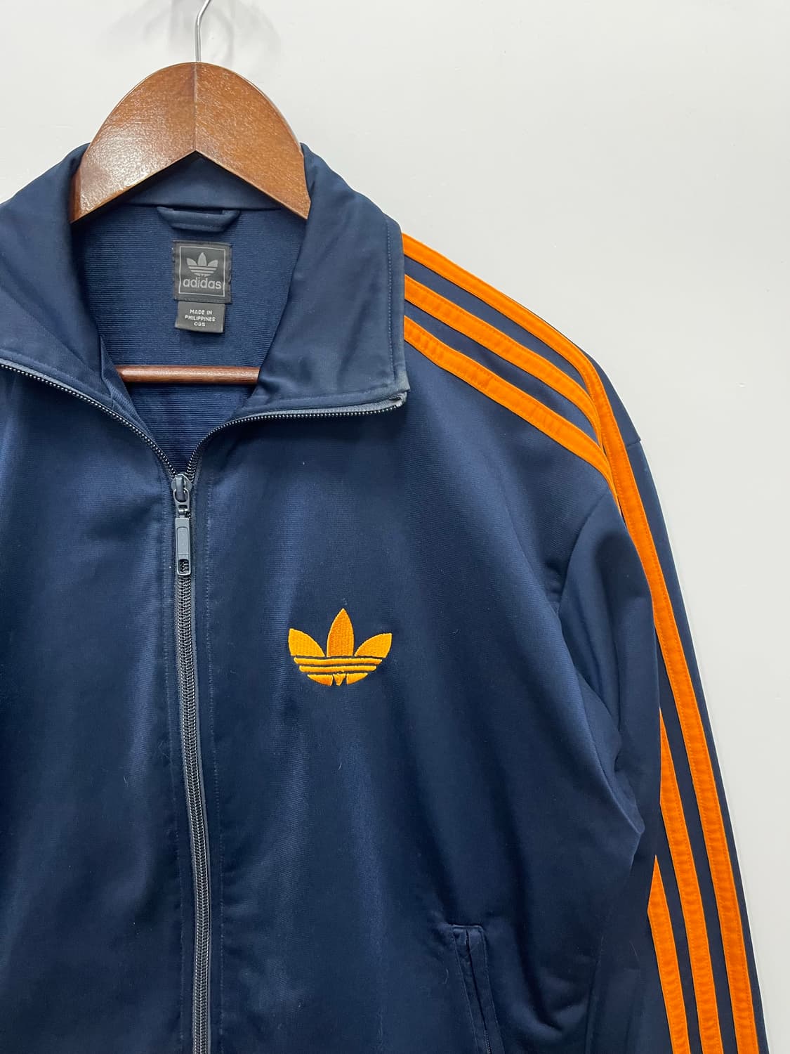 아디다스 네이비 주황 구파이어버드 져지 트랙탑  상품이미지3