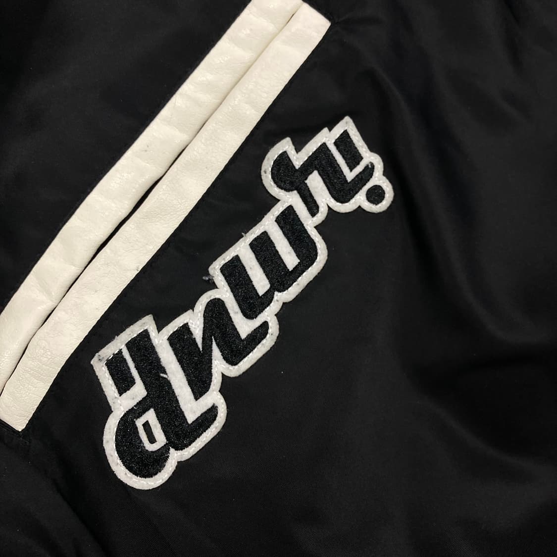 자라 믹스 컬러 빅로고 바시티 자켓 상품이미지4