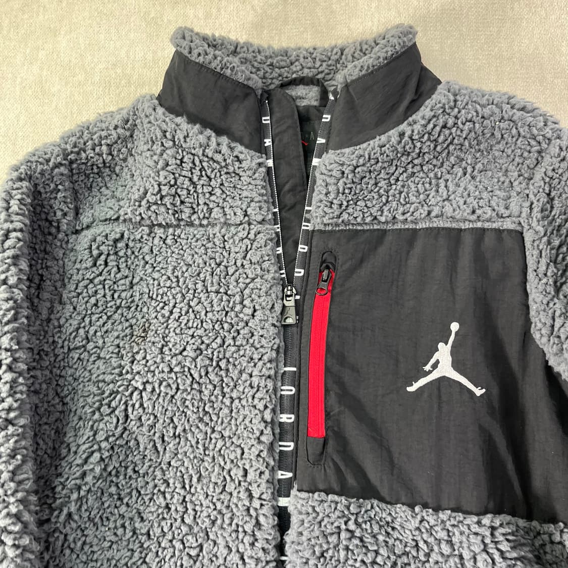 95 조던 자수로고 플리스 풀집업 자켓 상품이미지2