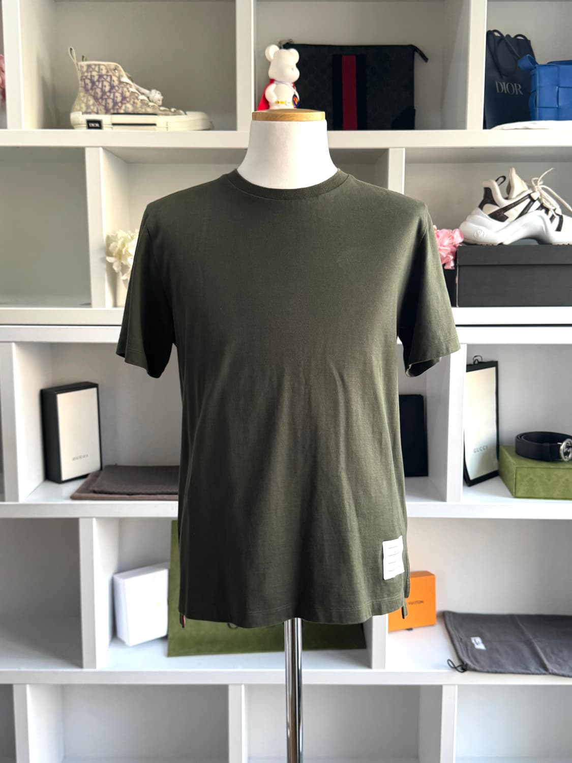 톰브라운 삼선 반팔 티셔츠 상품이미지1