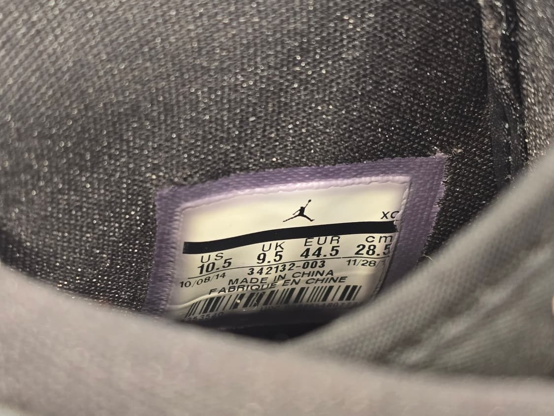 나이키 에어 조던 1 하이 블랙/화이트 285mm 상품이미지6