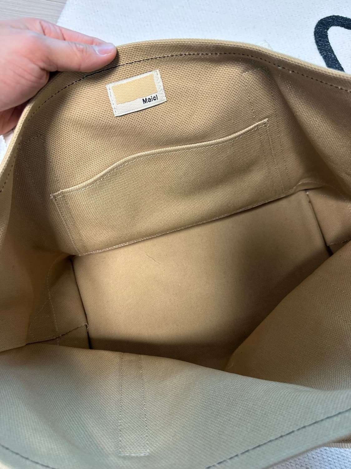 마이클(maicl) 토트백 베이지 상품이미지2