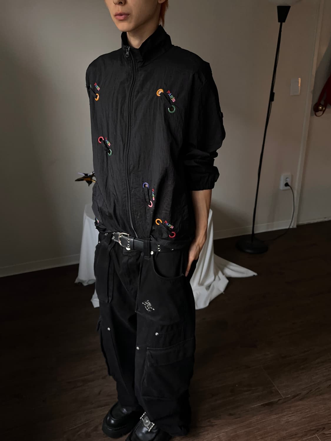 Lascolinas 컬러풀 아일렛 & 스트링 자켓 상품이미지3