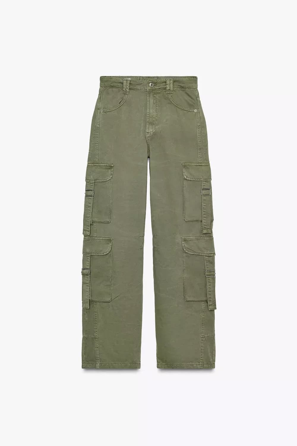 zara 자라 카키 워싱 카고 팬츠 상품이미지1