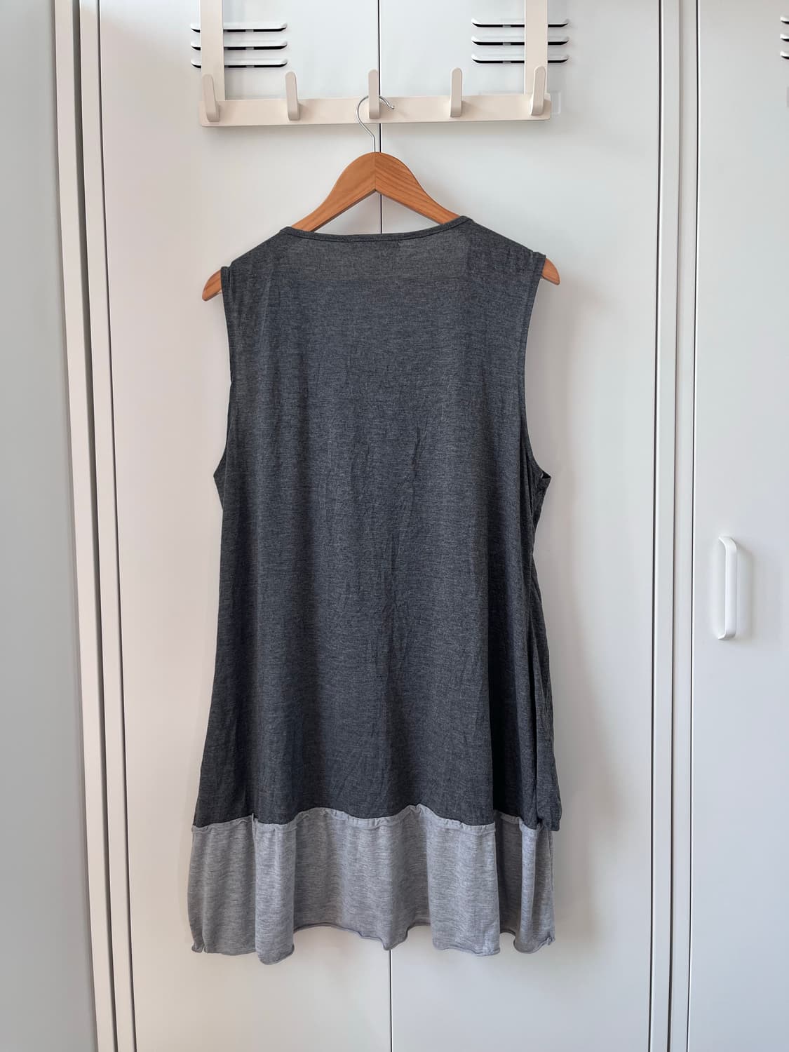 Secret well 그레이 바선생 레이어드 원피스 상품이미지9