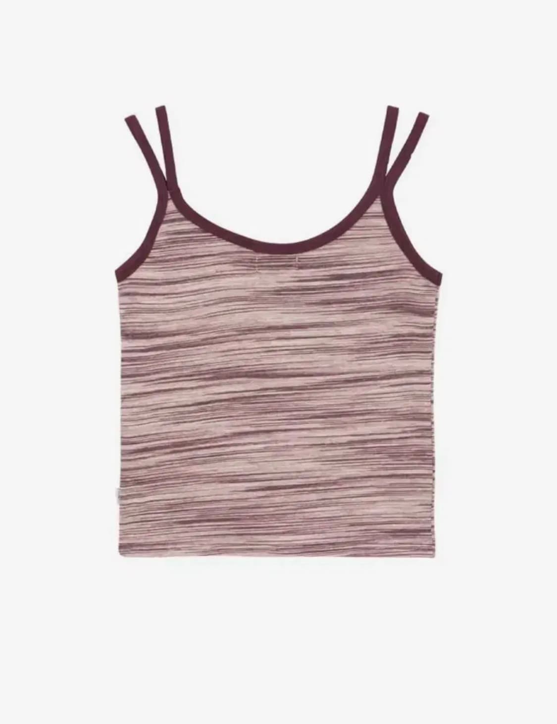 애즈온 wave sleeveless / wine 상품이미지2