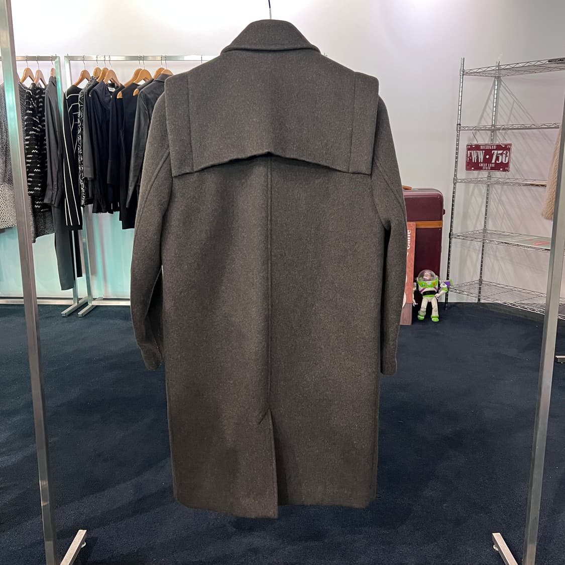 [55] TOMBOY 톰보이 앙고라 더블 브레스티드코트 상품이미지2