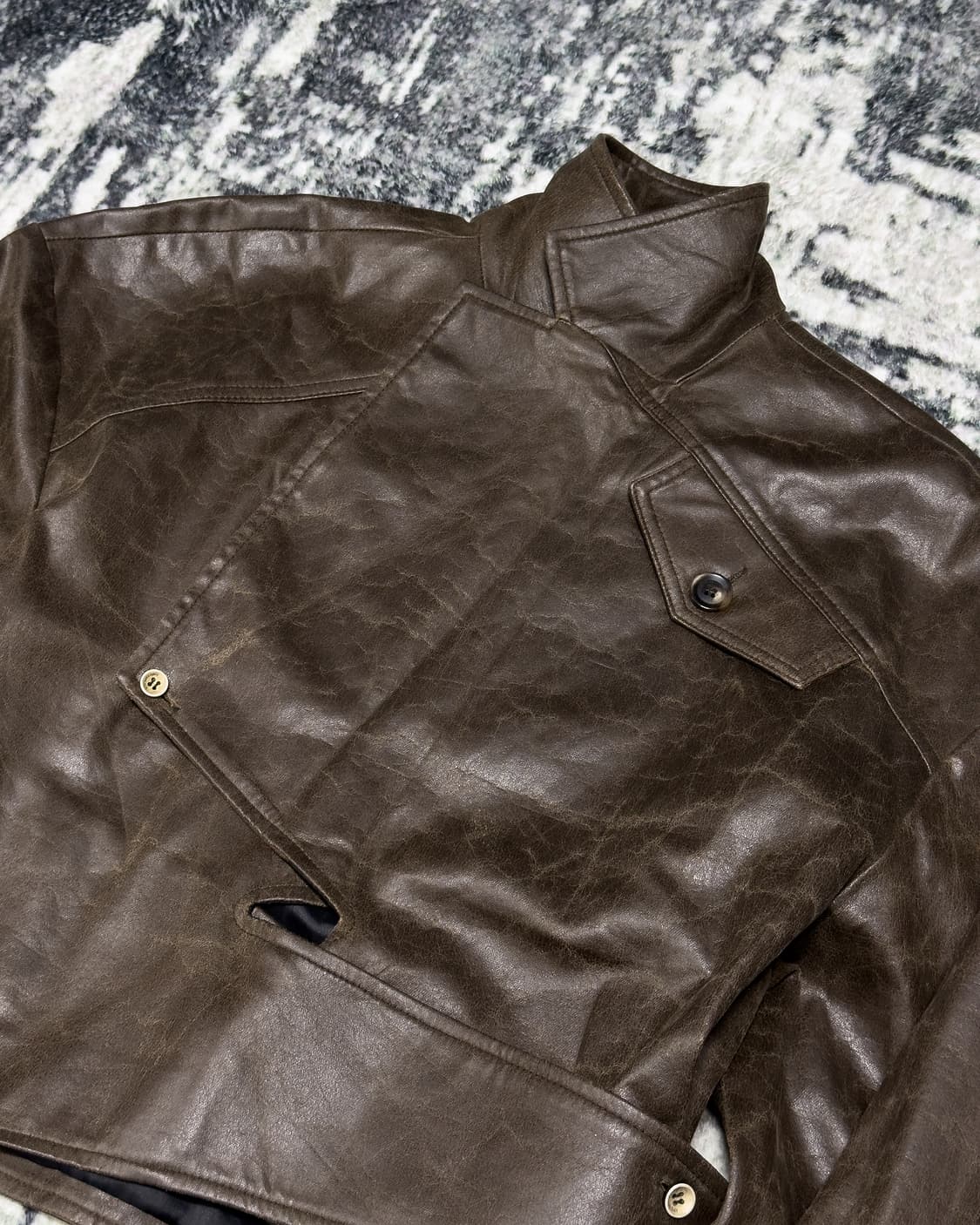 {Andersson Bell} Leather Wrap Jacket 상품이미지6