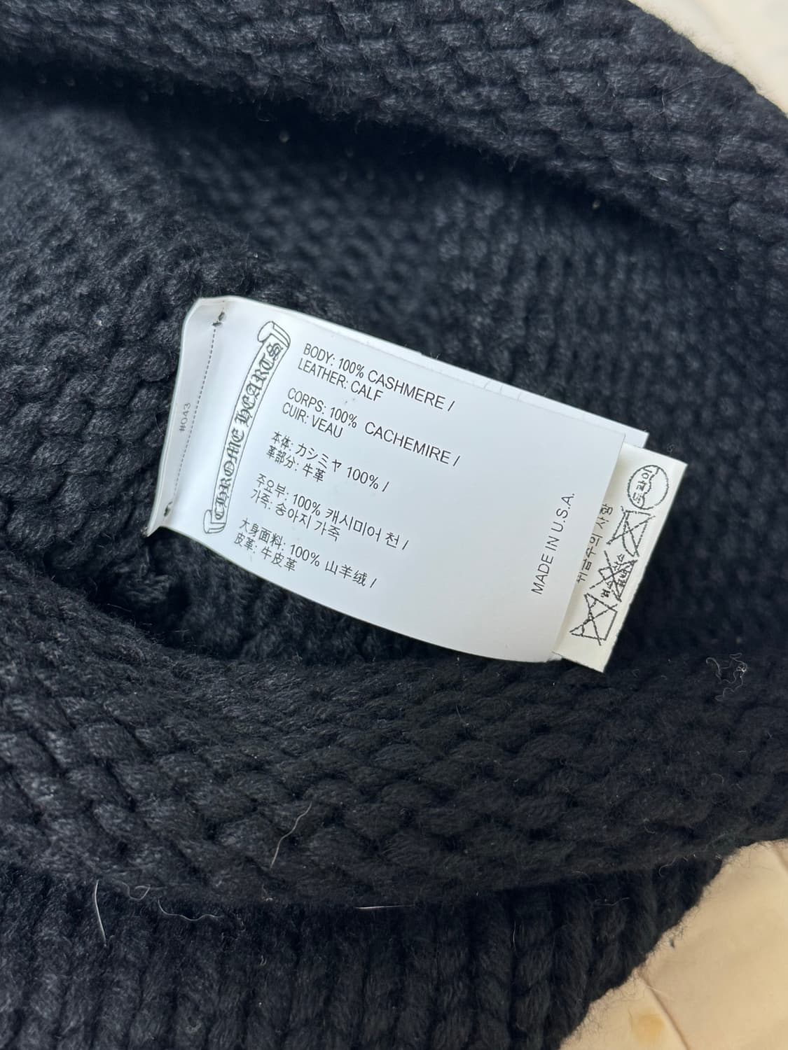 크롬하츠 캐시미어 플레어 비니 상품이미지4