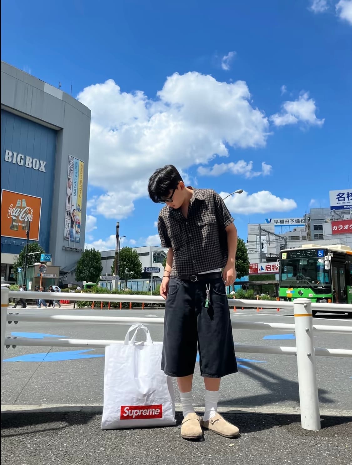 노운 tartan check crop shirts (sand brown) 상품이미지1