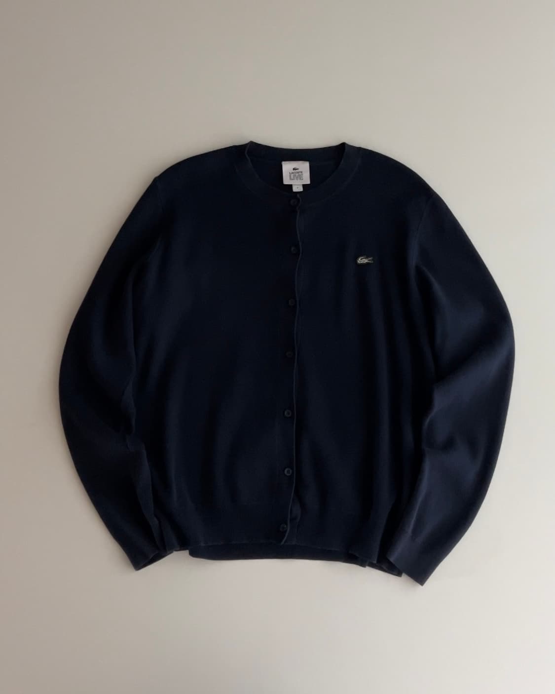 라코스테 코튼 가디건 S 상품이미지1