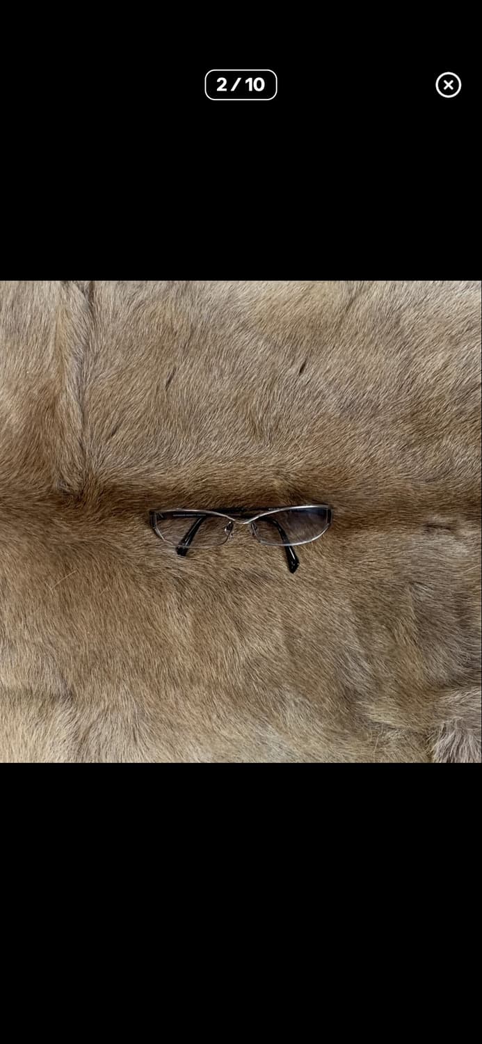 캐서린 햄넷 런던 아카이브 메탈 프레임 안경 상품이미지3