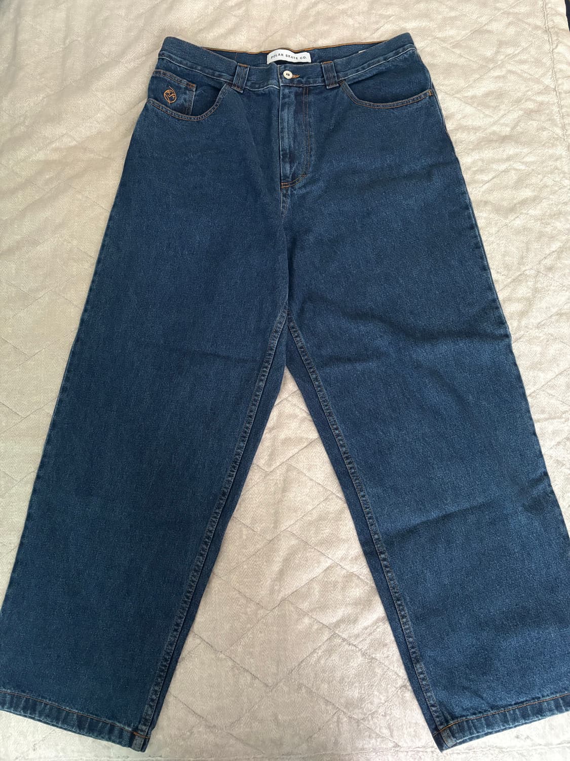 폴라 빅 보이 팬츠 다크 블루 상품이미지1