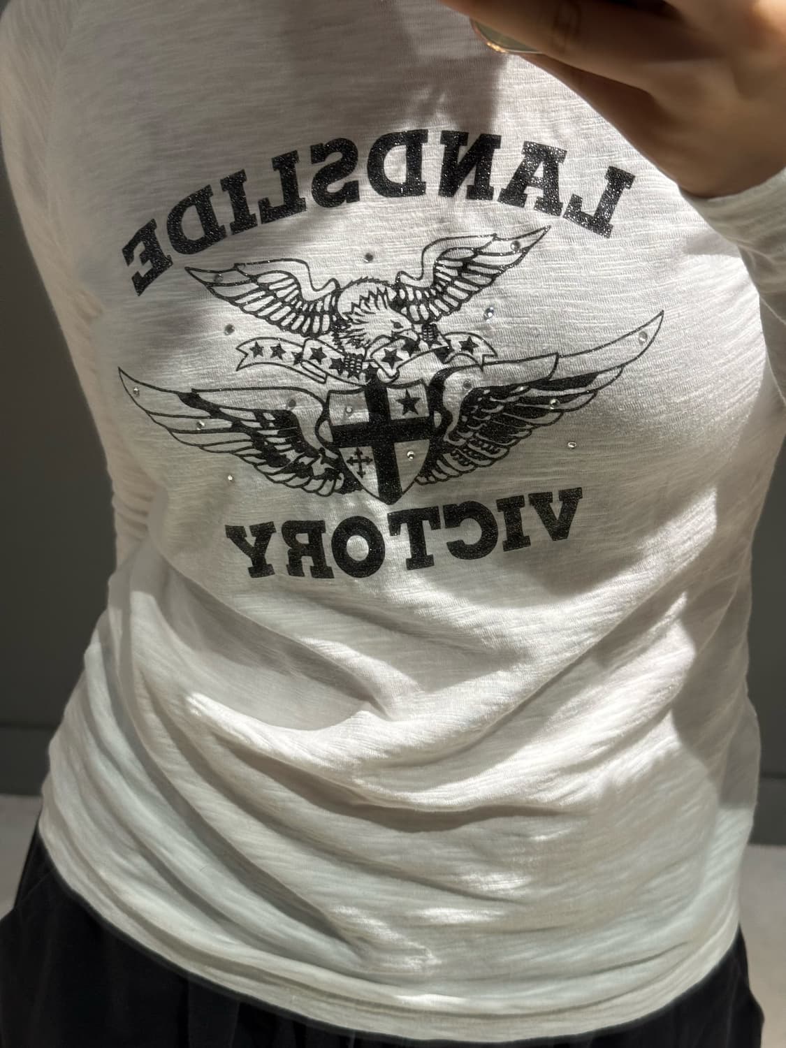 y2k eagle printing detail long sleeve  상품이미지3