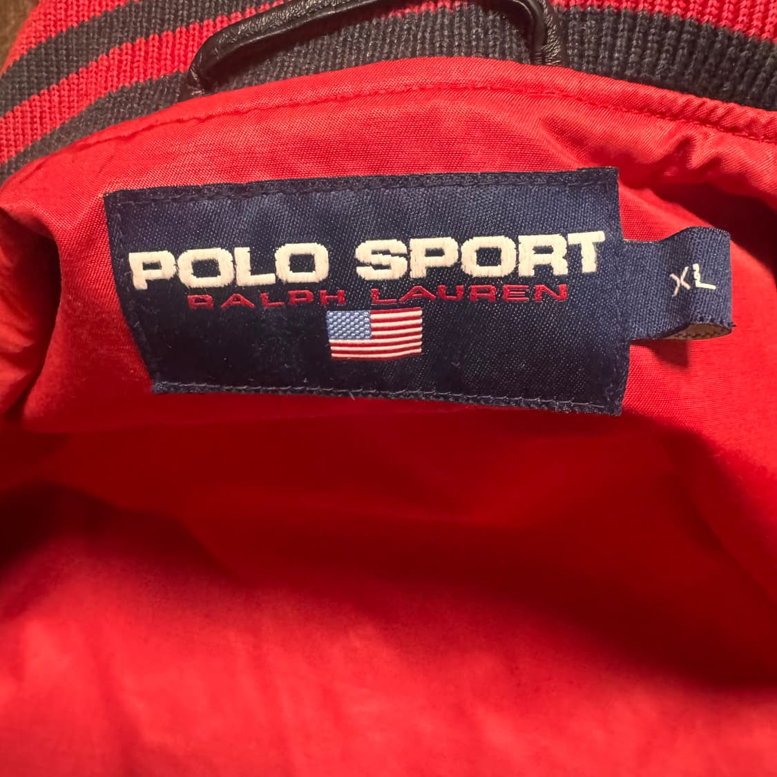 POLO 90s 타이거 바시티 자켓 상품이미지3