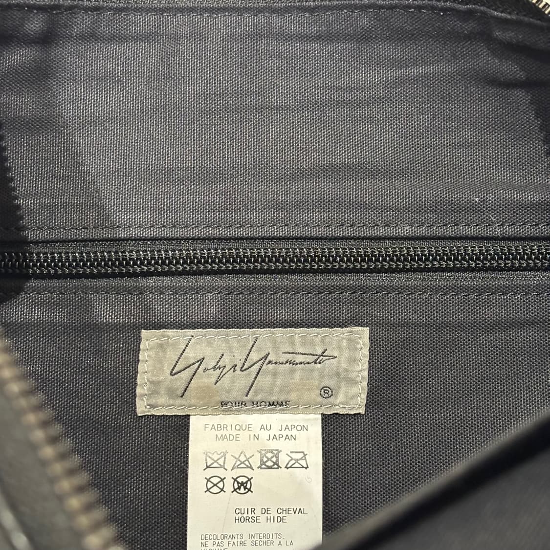 요지 야마모토 뿌르 옴므 홀스 하이드 크로스백 상품이미지8