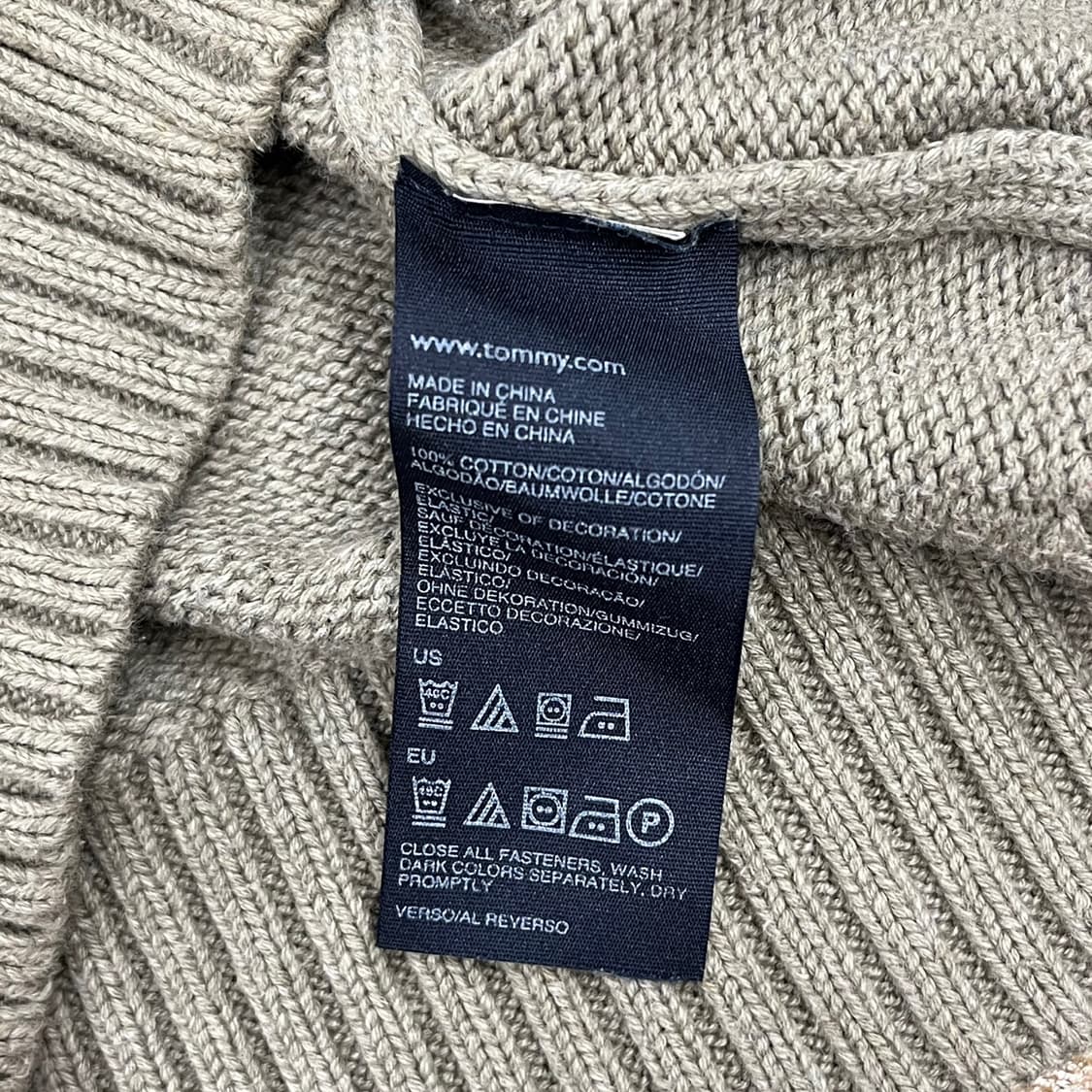 타미힐피거 연카키 니트집업 상품이미지6