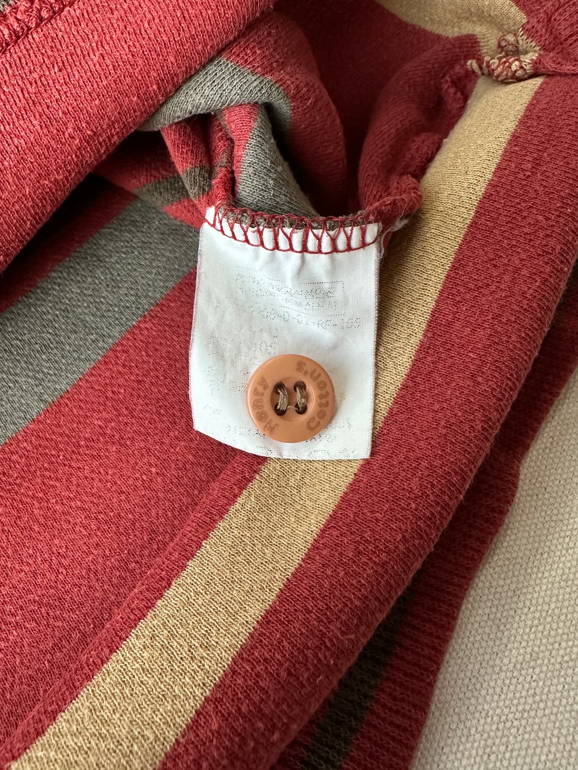 XL 헨리코튼 코듀로이 카라 럭비티 상품이미지5