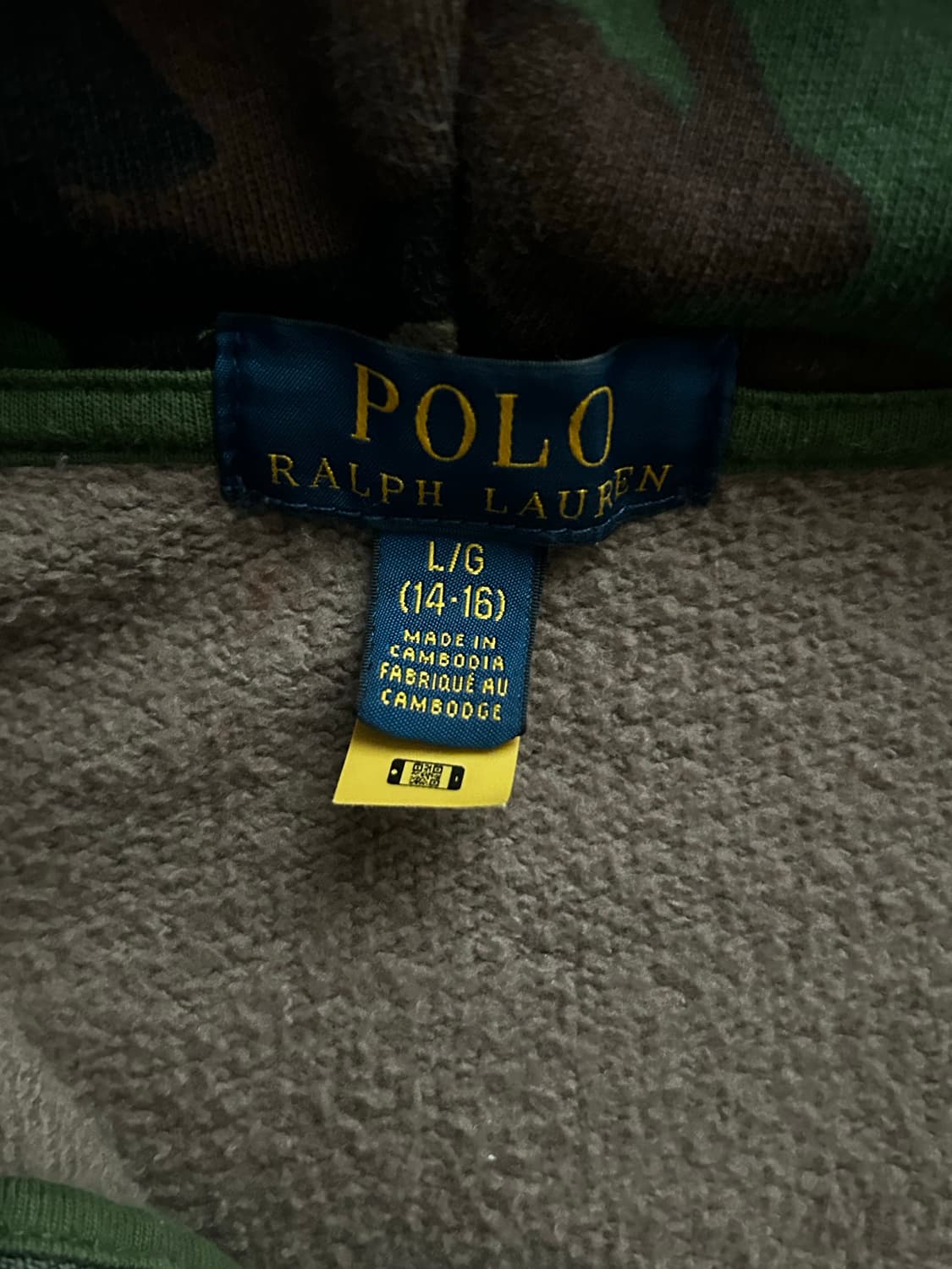 (무료배송)정품 폴로 랄프로렌 카모 후드집업 상품이미지3