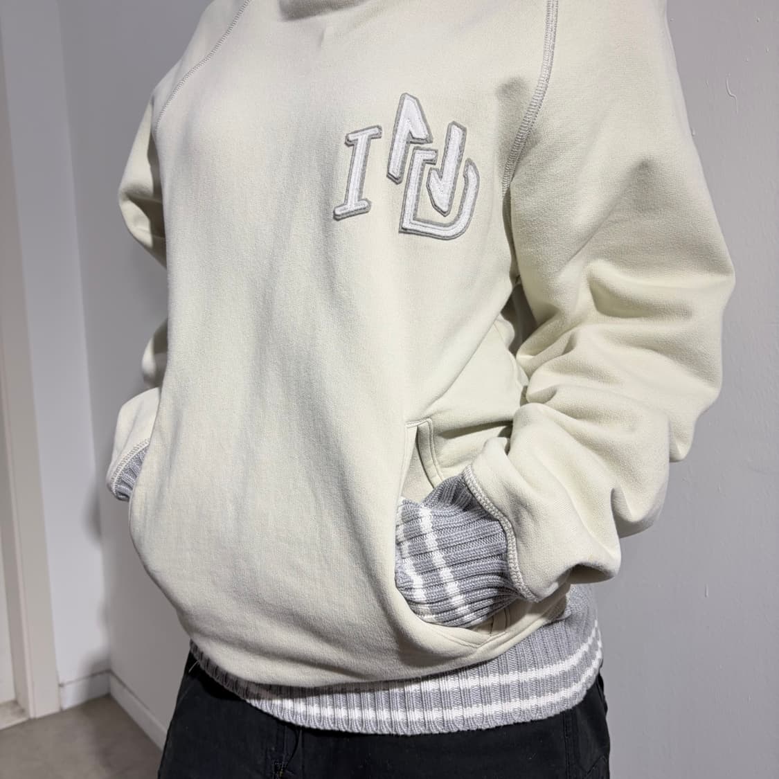 디젤 로고패치 후드티 상품이미지2