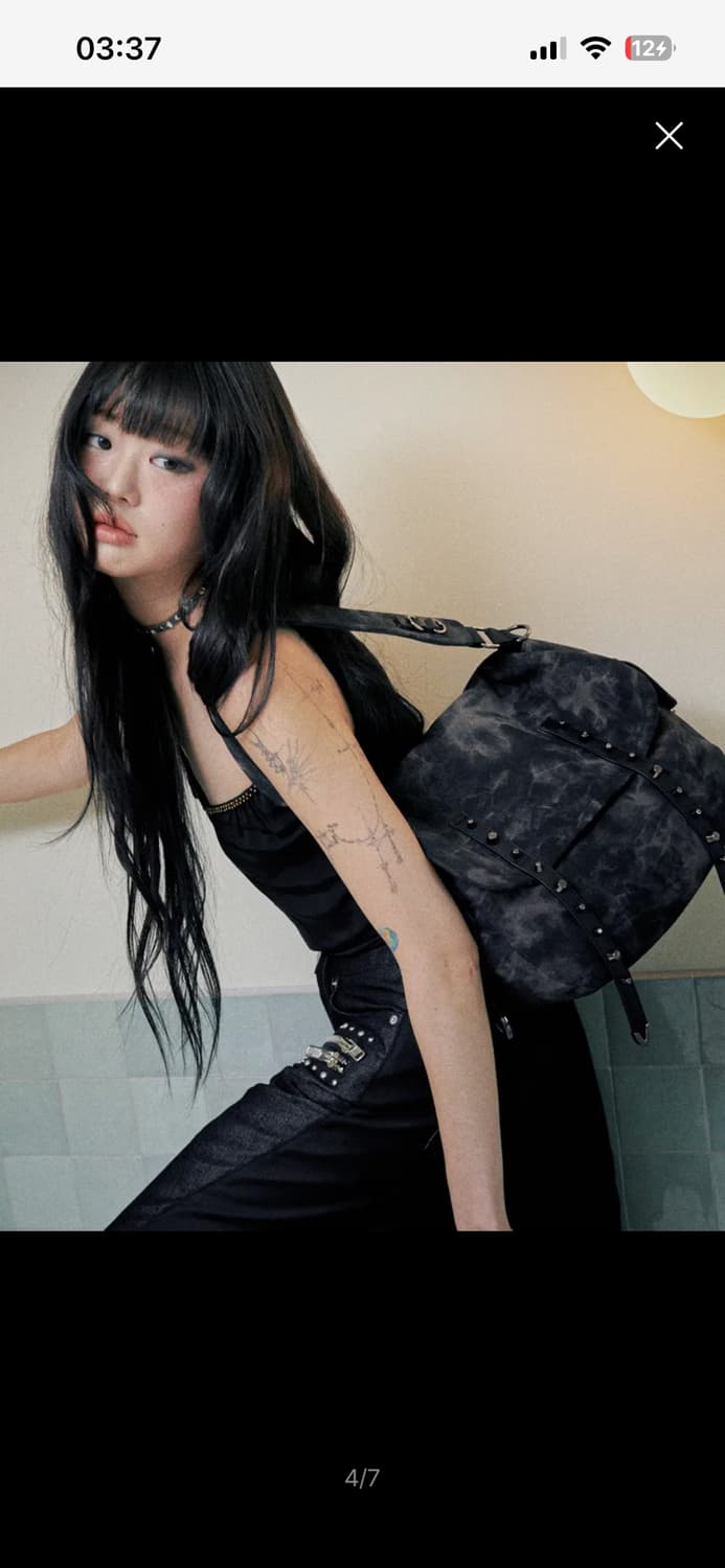 닐링 스터드 숄더 백 가방 2way 상품이미지1