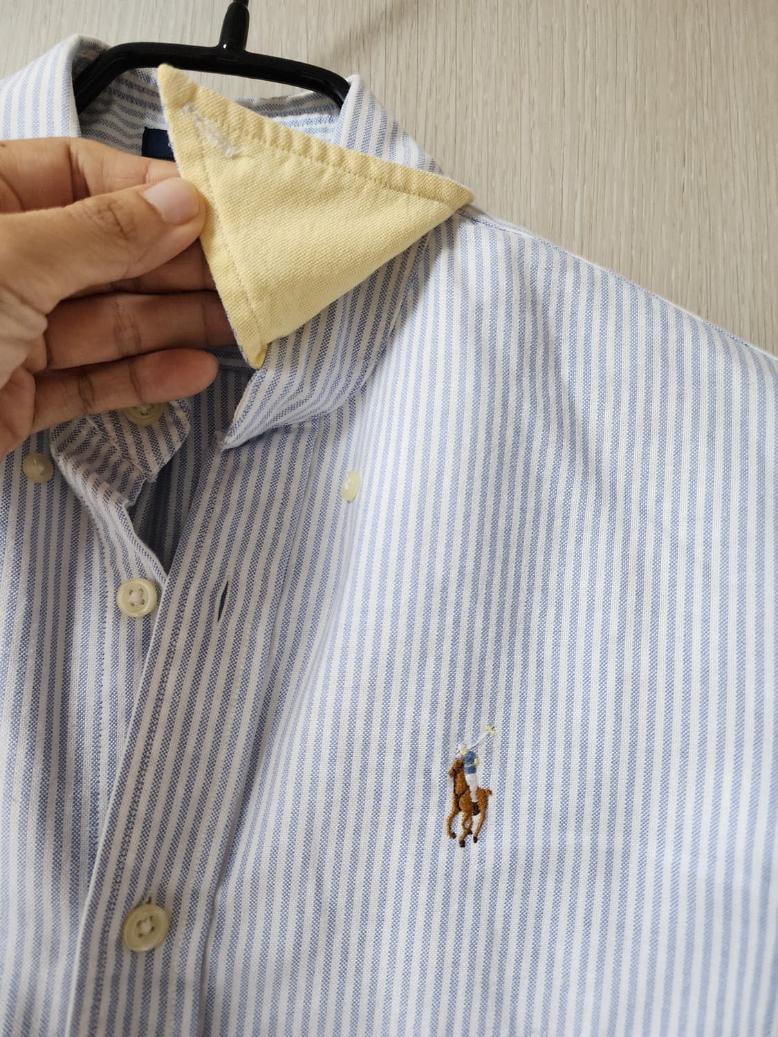 폴로 랄프로렌 스트라이프 셔츠 남방 2사이즈 여성 상품이미지4