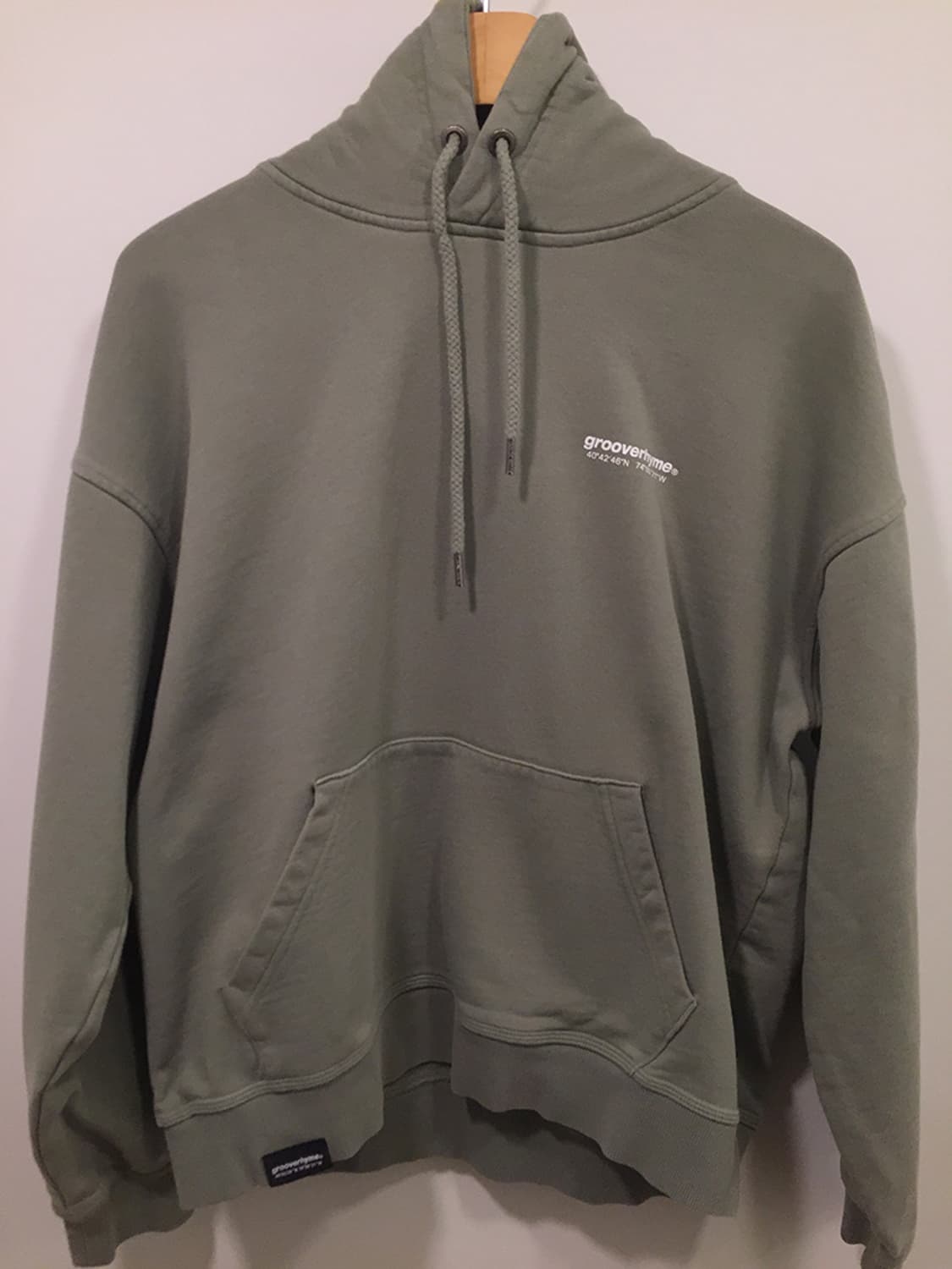 여성 그루브라임 오버핏 후드티 상품이미지2