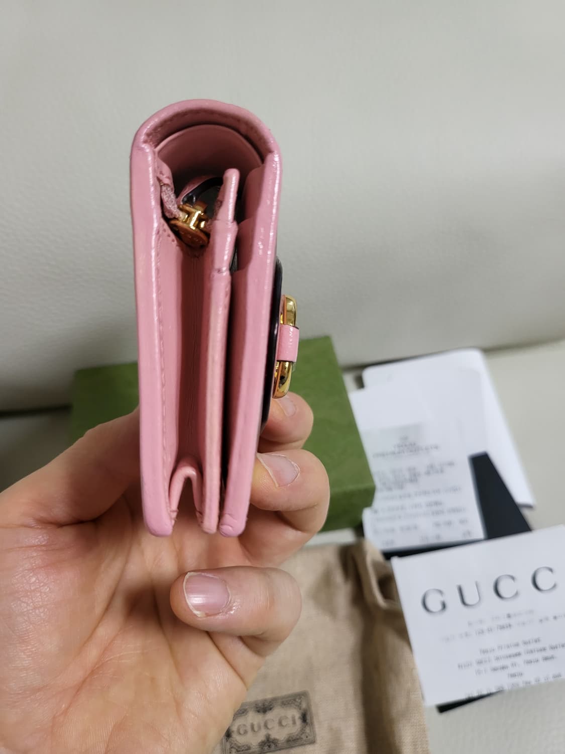 구찌 홀스빗 반지갑  상품이미지6