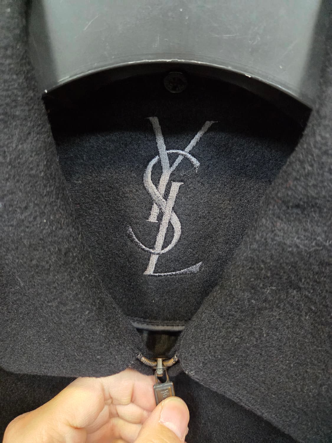 입생로랑 올드스쿨 울 카라 자켓 L 상품이미지3