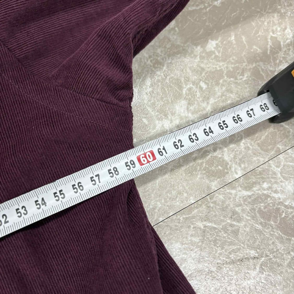 폴로 랄프로렌 버건디 코듀로이 맨즈라인 셔츠(M) 상품이미지4