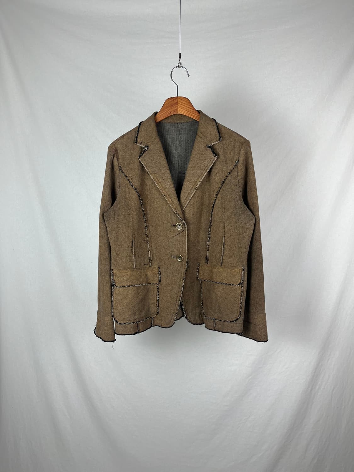 Vintage (maede in japan) 디스 디테일 블레이저  상품이미지1