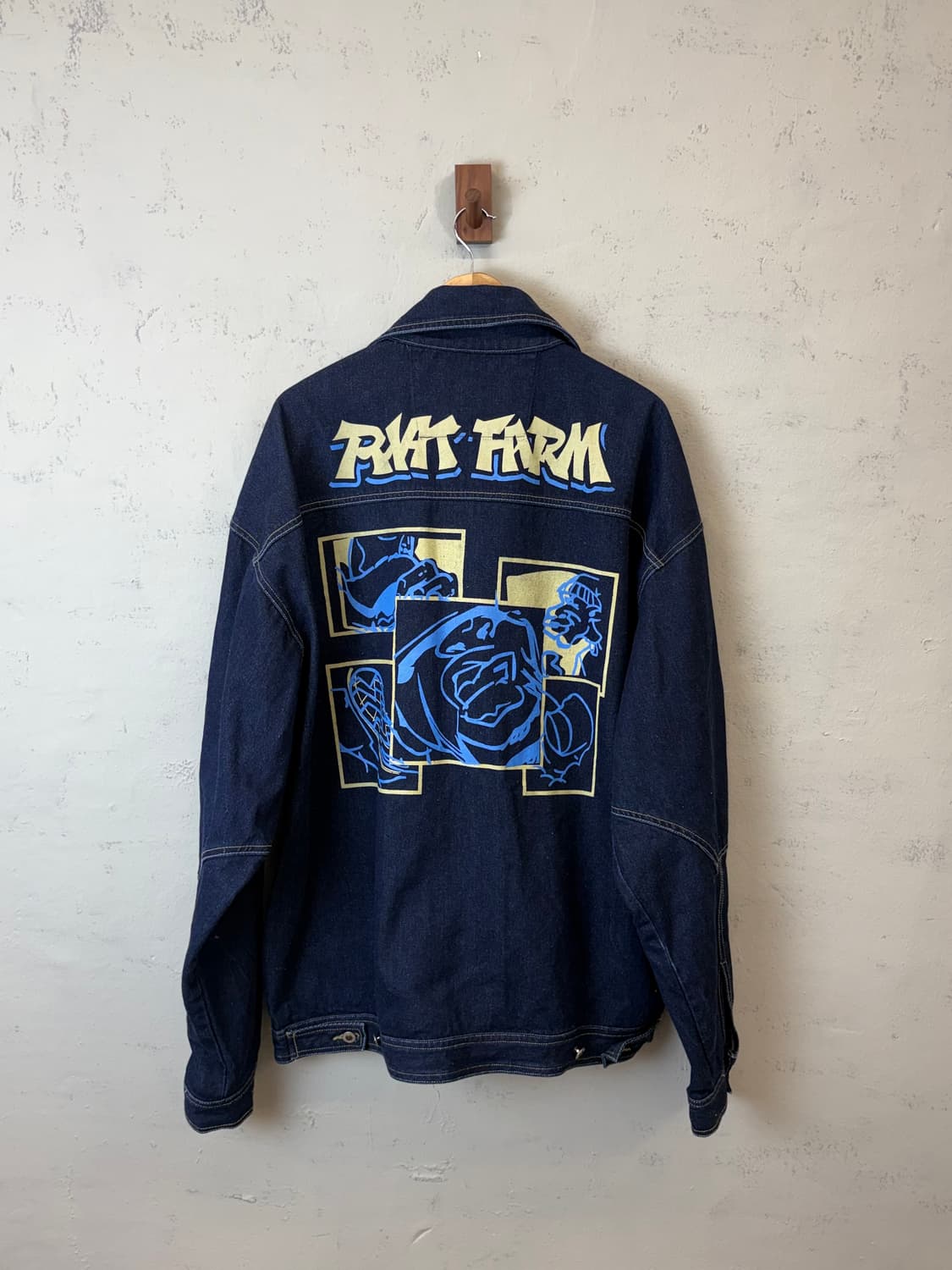 팻팜 90s 올드스쿨 올드스쿨 프린팅 빅 트러커 자켓 상품이미지1