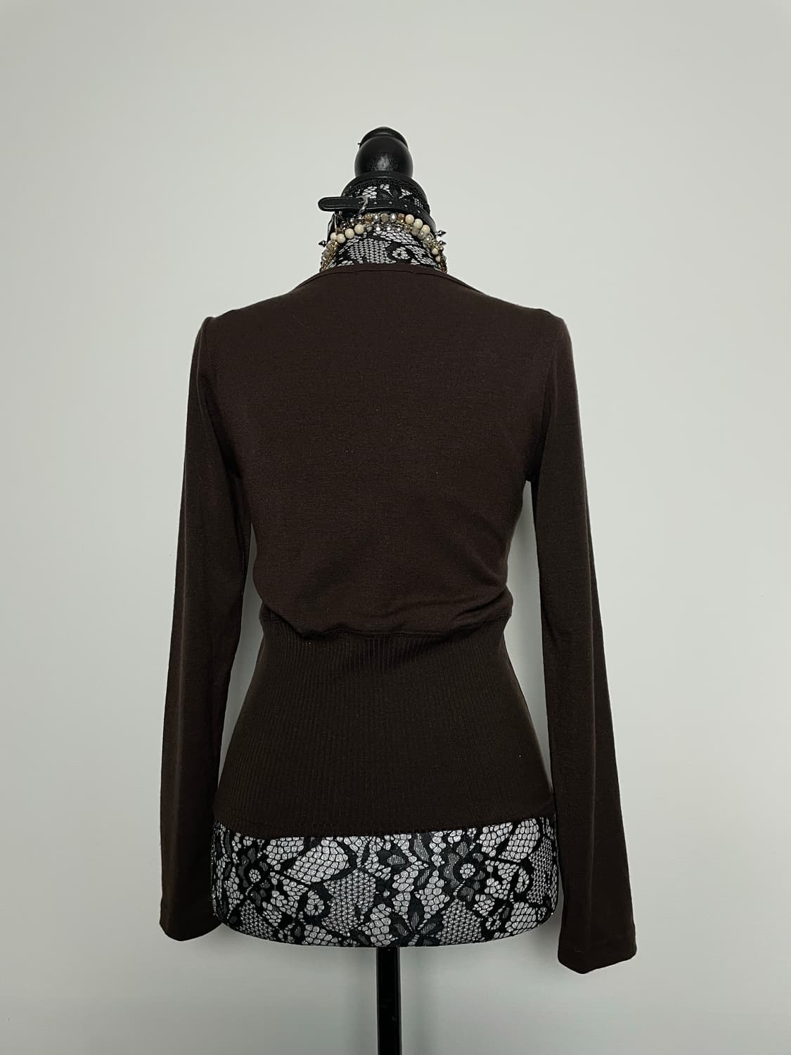 jpn 라떼 갸루 브라운 롱슬리브 상품이미지3