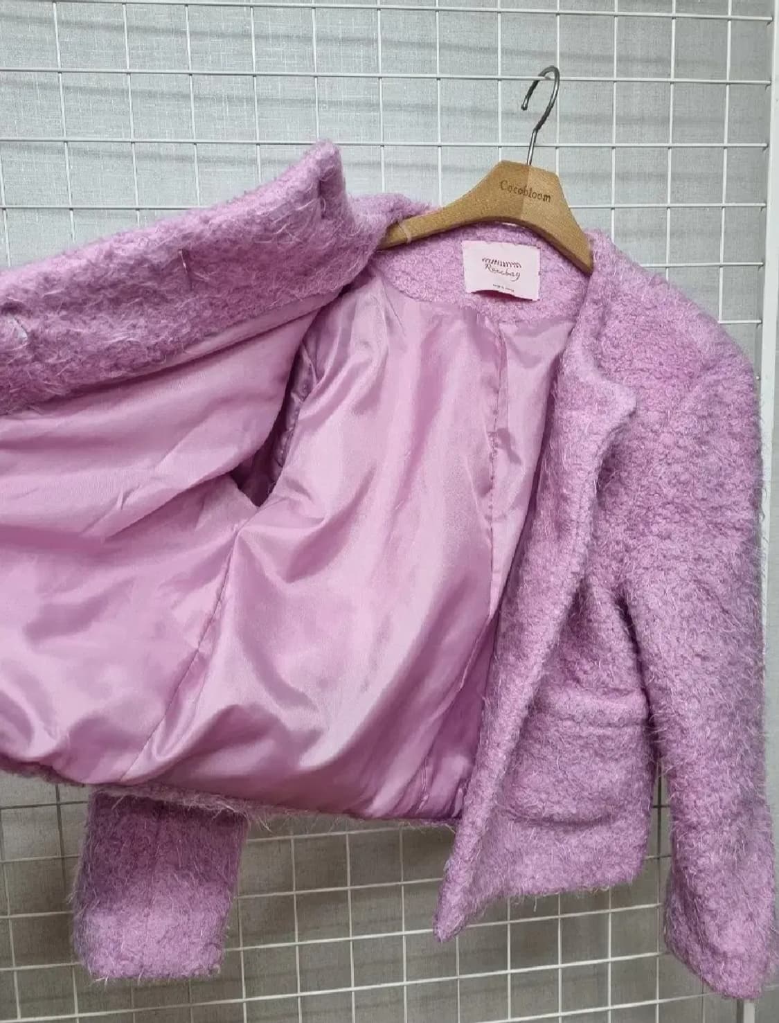 (택포) 로즈베이 모직자켓 (퍼플)새상품급 상품이미지3