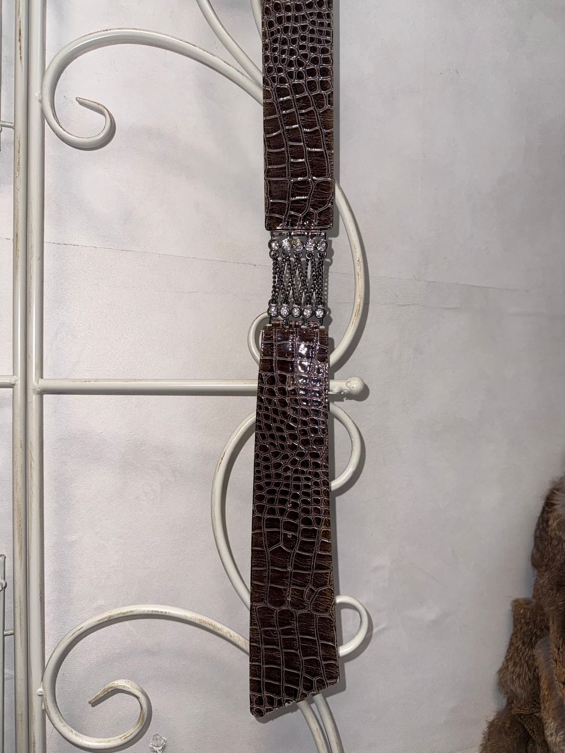 Egoist brown cubic tassel buckle belt 상품이미지7