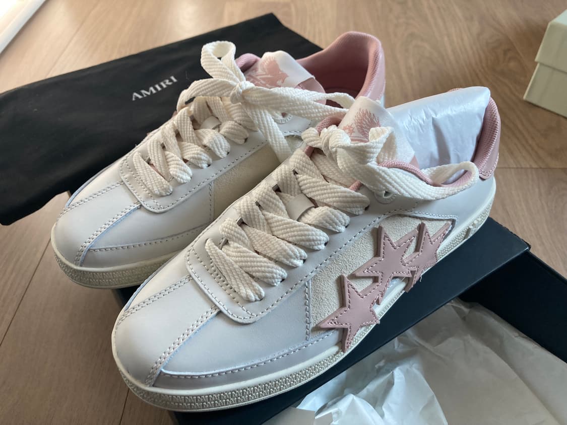 새상품) AMIRI 아미리 스타 스니커즈 핑크 상품이미지6