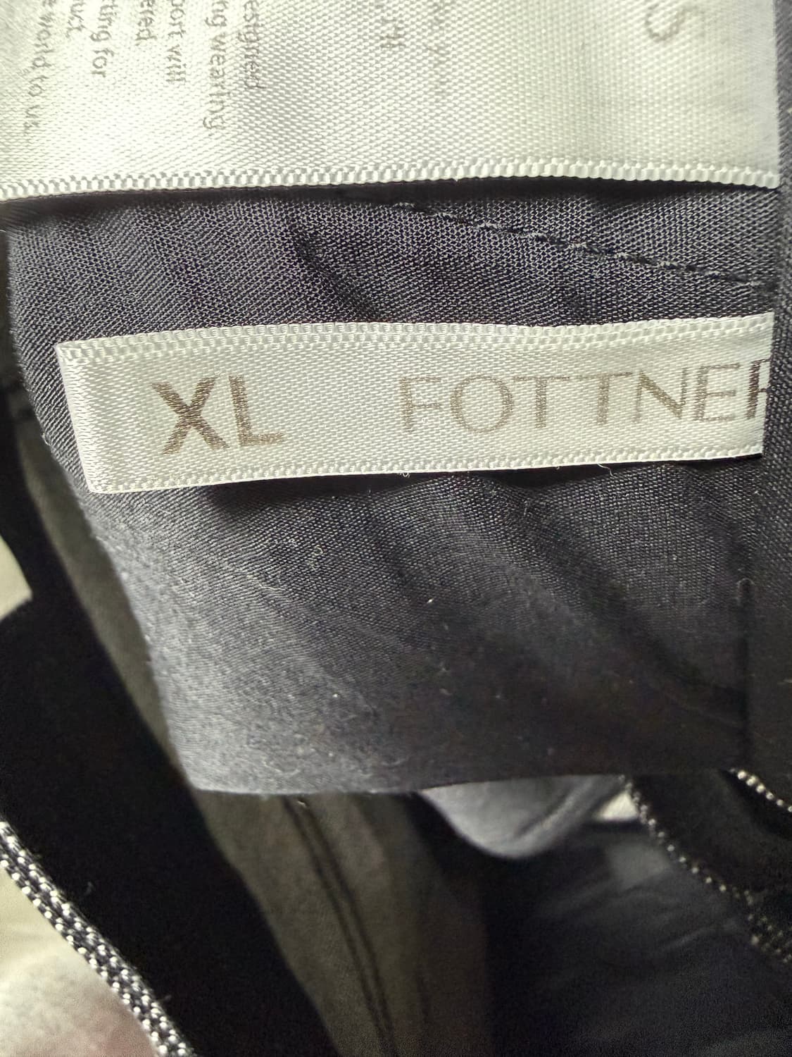 포트너스 투턱 와이드 블랙진 XL (33~34) 상품이미지4