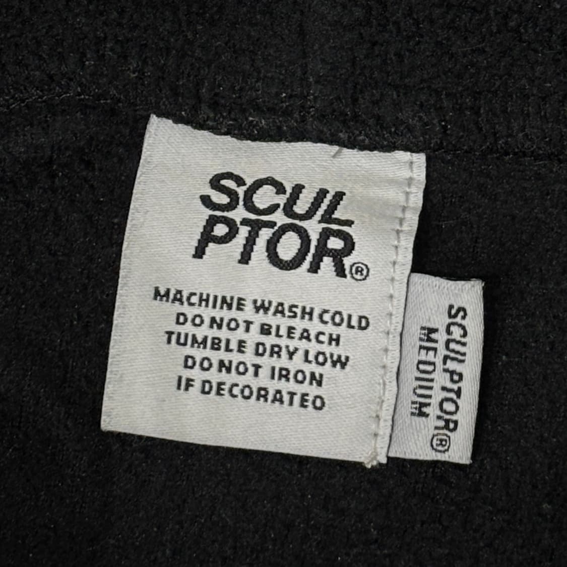 스컬프터 후리스 크롭 후드티 상품이미지4