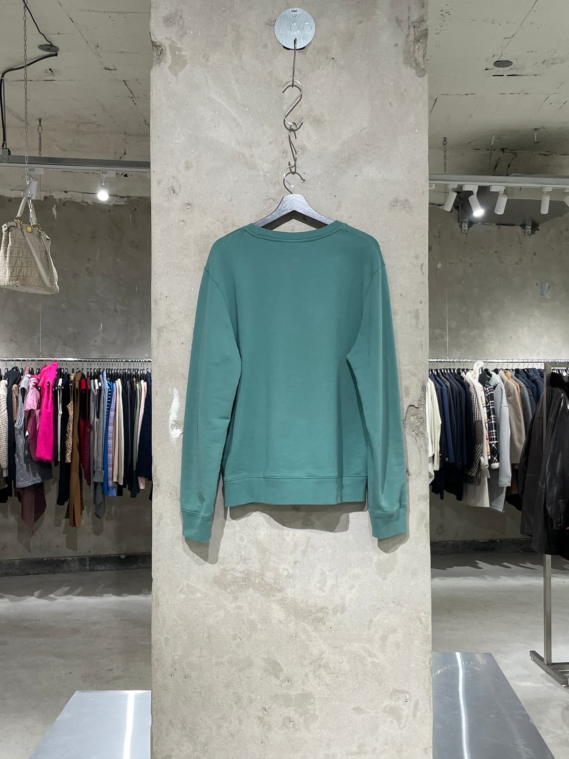 메종 키츠네 라이트 그린 폭스 헤드 레귤러 스웻 셔츠 상품이미지6