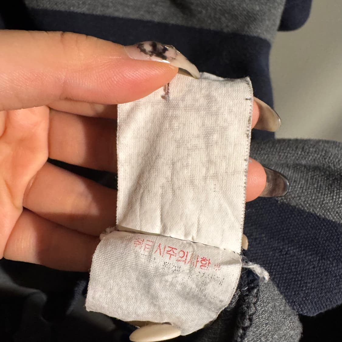 폴로진스 블랙 그레이 1대1 배색 럭비티 카라넥 반팔 티셔츠 XL 상품이미지8