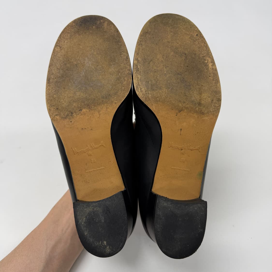 90s Margaret Howell mid heel loafers 상품이미지10